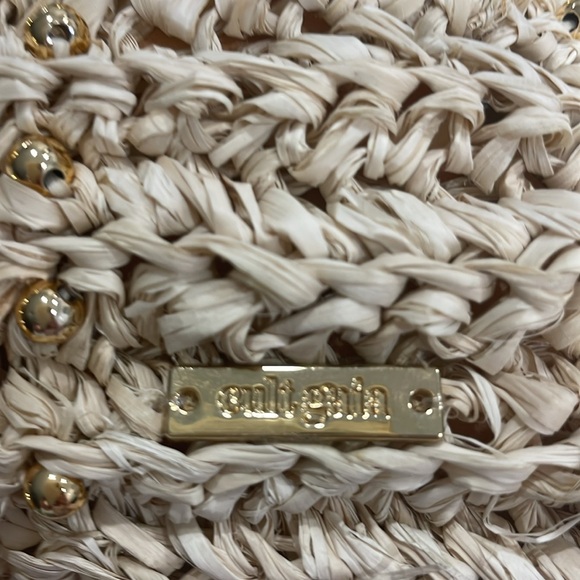 CULT GAIA HERA SHOULDER BAG IN NATURAL. - Picture 3 of 4